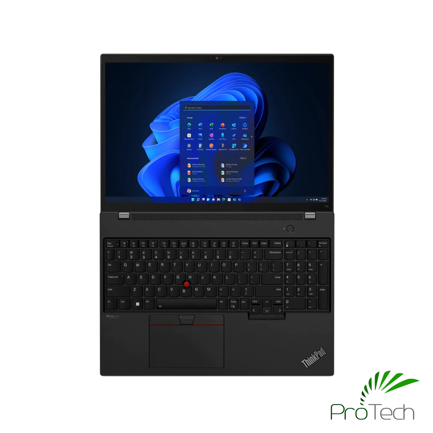 Brand New Lenovo ThinkPad T16 G1 16" | Core i7 | 16GB RAM | 256GB SSD ProTech I.T. Solutions