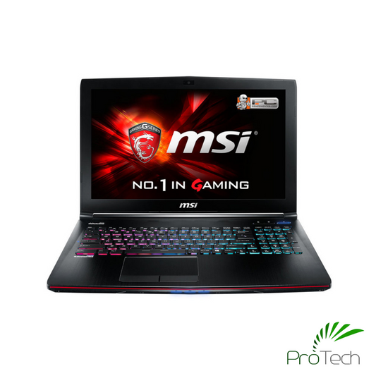 MSI Gaming GE62 2QE 15” | Core i7 | 16GB RAM | 512GB SSD | GTX 1050 ProTech I.T. Solutions
